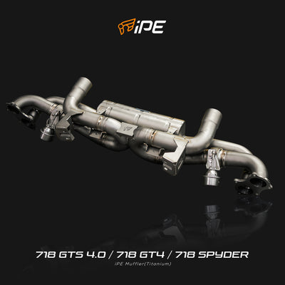 Porsche 718 GTS 4.0 / 718 Cayman GT4 / 718 Spyder (Titanium) Exhaust System